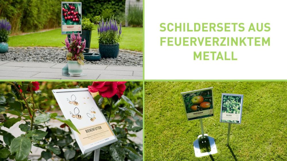 Teaserbild zum YouTube-Video die G&uuml;se-Schildersets aus feuerverzinktem Metall