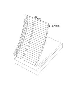 Bild Nadeldrucker Schlaufenetikett 160x12,7mm