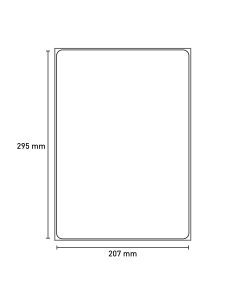 Bild Laserkelebetiketten 207x295mm