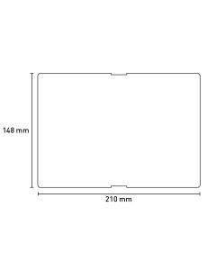 Stabetikett Handbeschriftung PP 210x128 mm weiß