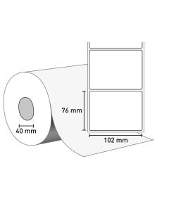 Etiketten auf Rolle 102 mm x 76 mm