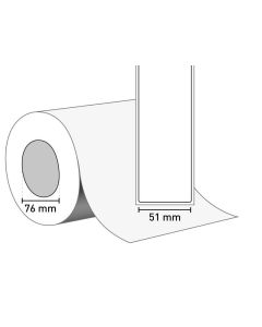 Etiketten auf Rolle 51 mm x 75 m