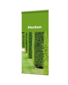 Banner "Hecken" mit Hohlsaum