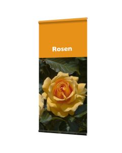 Banner "Rosen" mit Hohlsaum