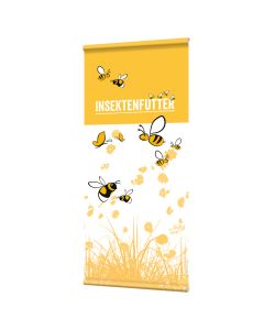 Banner "Insektenfutter" mit Hohlsaum