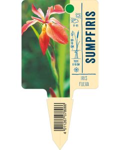 Irisfulva, Bildstecketikett VS: