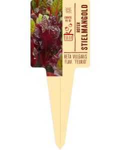 Beta vulgaris flav. 'Feurio', Bildstecketikett VS: