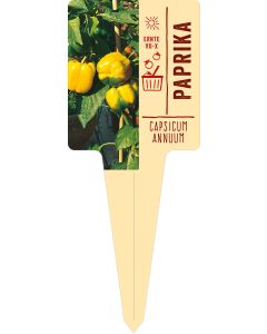 Capsicum annuum, Bildstecketikett VS: