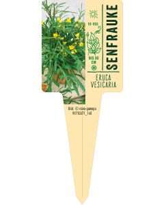 Eruca vesicaria, Bildstecketikett VS: