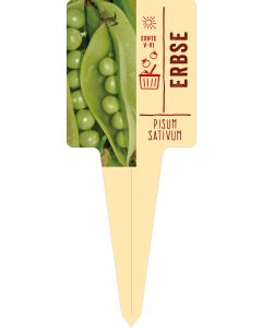 Pisum sativum, Bildstecketikett VS: