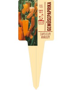 Capsicum annuum, Bildstecketikett VS: