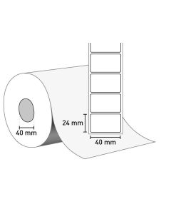 1402-0181 Etiketten auf Rolle 40x24/40 mm
