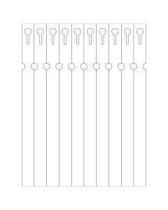 Bild Schlaufenetikett 250x19,1 OP