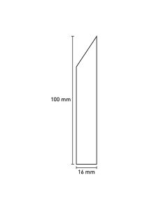 Geschn. Stecketiketten 16x100 mm