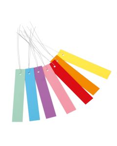 Draht-Hängeetikett farbig