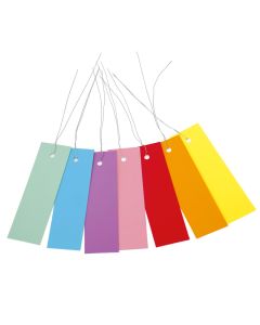 Draht-Hängeetikett farbig