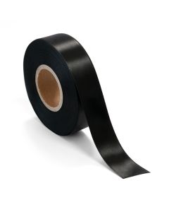Satinband 25 mm schwarz