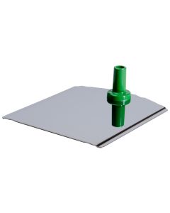 Bild Metallfußplatte Nirosta Edelstahl