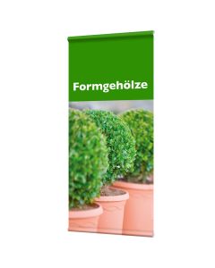 Banner "Formgeh&ouml;lze" mit Hohlsaum