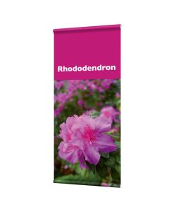 Banner "Rhododendren" mit Hohlsaum