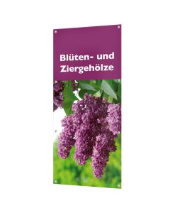 Banner "Blüten- und Ziergehölze" mit Ösen