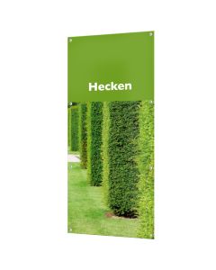 Banner "Hecken" mit &Ouml;sen