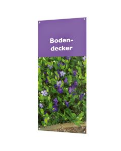 Banner "Bodendecker" mit Hohlsaum