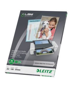 Bild Leitz Laminierfolie A3 80 mic