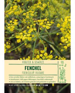 Sortenschild, Foeniculum vulgare
