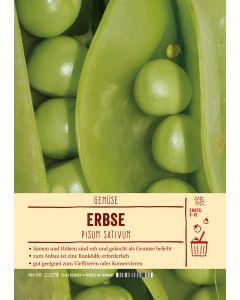 Sortenschild, Pisum sativum