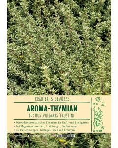 Sortenschild, Thymus vulgaris 'Faustini'