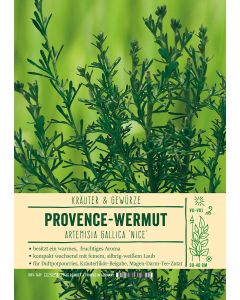 Sortenschild, Artemisia gallica 'Nice'