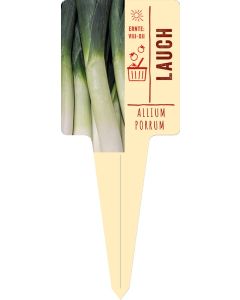 Allium porrum, Bildstecketikett VS