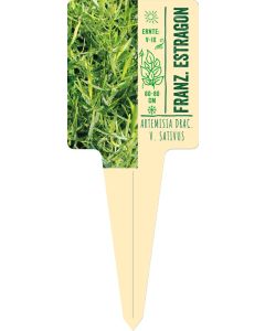 Artemisia dracunc. v. sativus, Bildstecketikett VS: