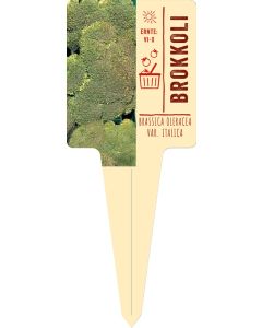 Brassica oleracea var. italica, Bildstecketikett VS: