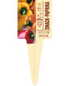 Capsicum annuum, Bildstecketikett VS