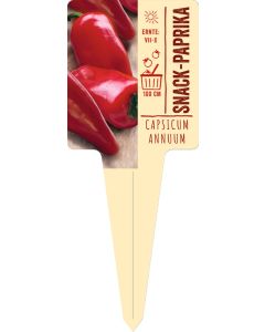 Capsicum annuum, Bildstecketikett VS: