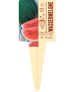 Citrullus lanat. var. vulgaris, Bildstecketikett VS:
