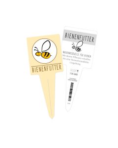 Bildstecketikett, Bienenfutter