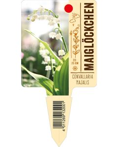 Convallariamajalis, Bildstecketikett VS: