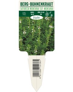 Satureja montana ssp. montana, Bildstecketikett VS