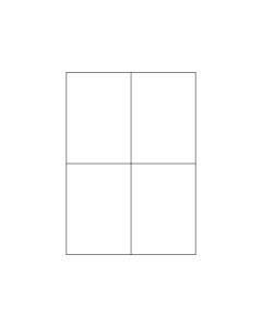 Graspapier A4 Blattetiketten 105 mm x 148 mm