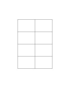 Graspapier A4 Blattetiketten 105 mm x 74 mm