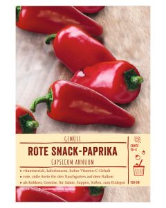 Sortenschild, Capsicum annuum, rot