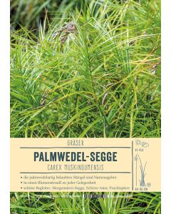 Sortenschild, Carex muskingumensis