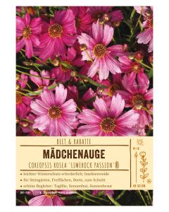 Sortenschild, Coreopsis rosea 'Limerock Passion'®