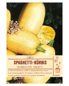 Sortenschild, Cucurbita pepo 'Spaghetti'