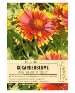 Sortenschild, Gaillardia Hybride 'Kobold'
