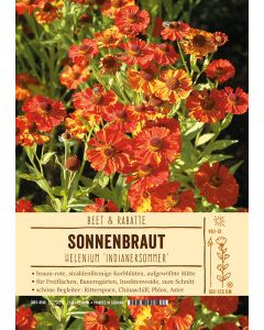 Sortenschild, Helenium Hybride 'Indianersommer'