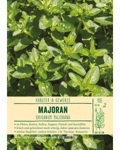 Sortenschild, Origanum majorana